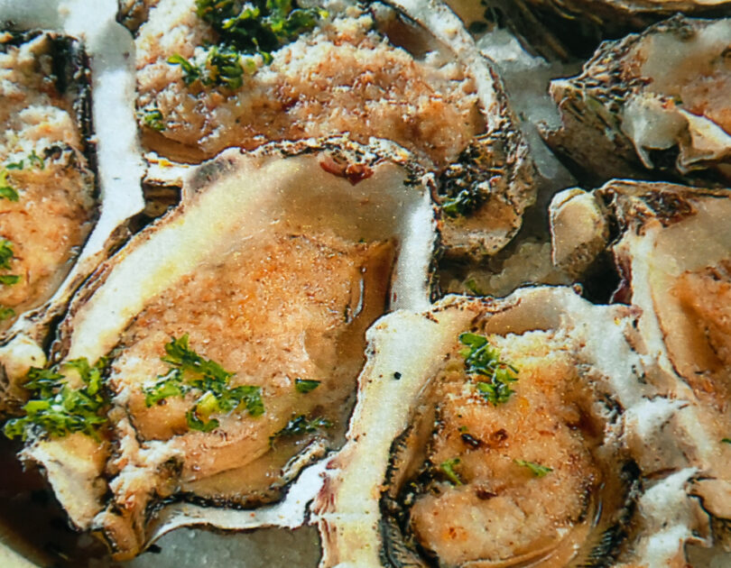 Oysters with lime