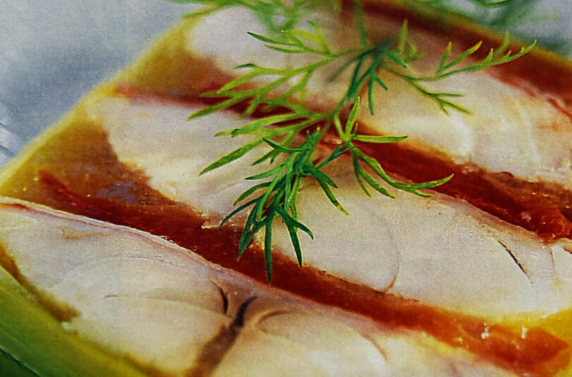 Terrine Of Monkfish With Candied Peppers