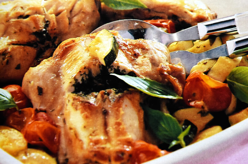 Braised Rabbit With Savory