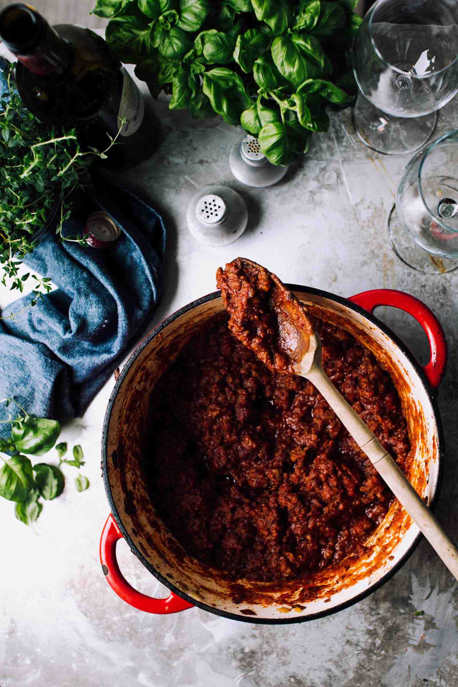 The Best Spaghetti Meat Sauce